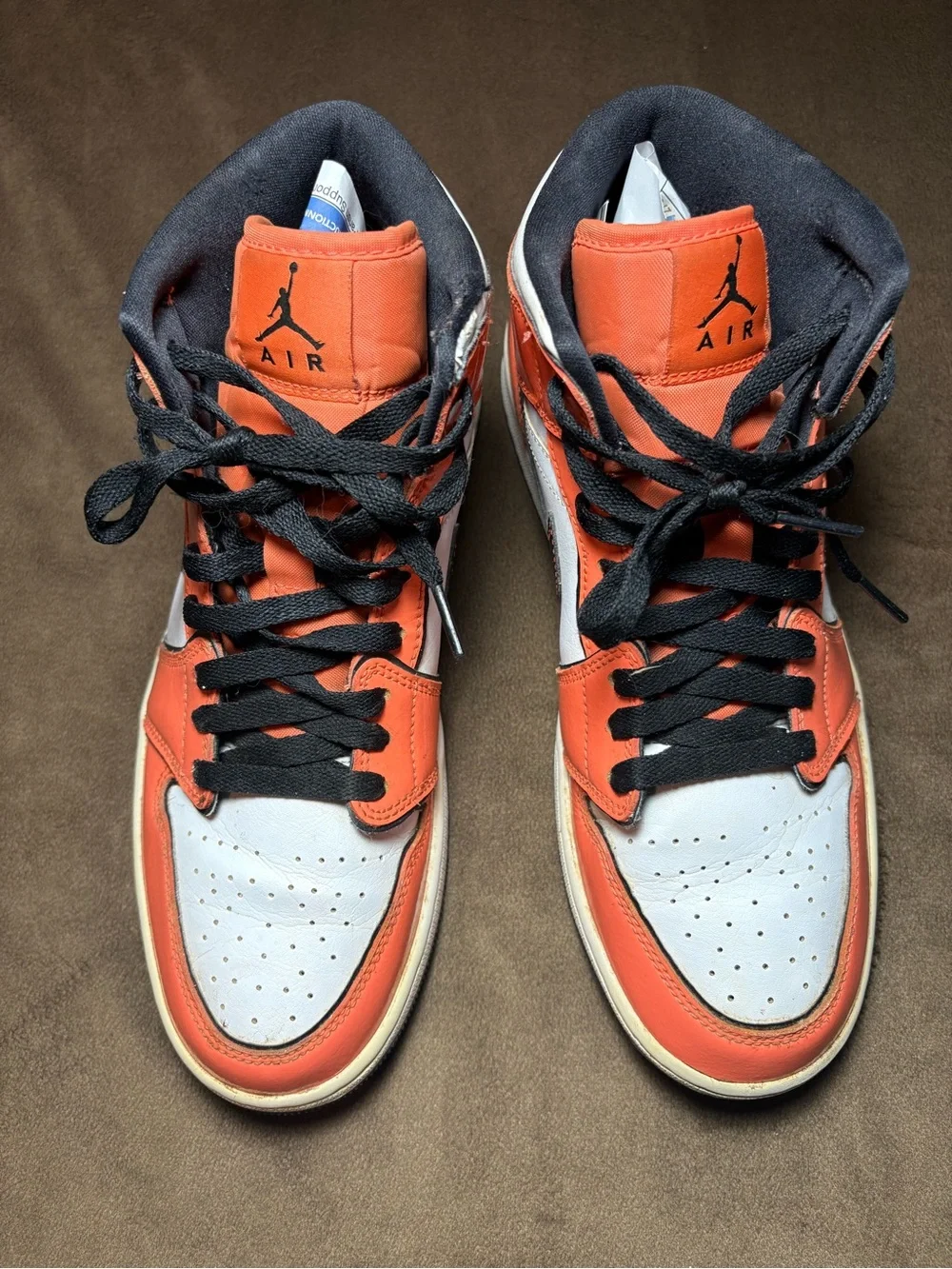 Nike Air Jordan 1 Mid SE “Turf Orange” - Size: Mens US 9 🍊👟